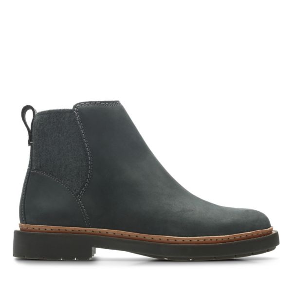 Clarks Womens Trace Fall Chelsea Boots Dark Grey | USA-3245071